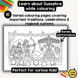 Dussehra Coloring Pages for Kids – Festival Printables