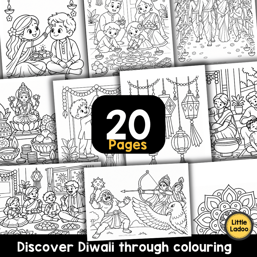 Diwali Colouring Pages Printable