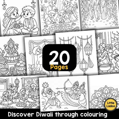 Diwali Colouring Pages Printable