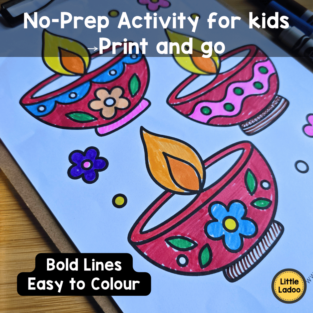 Diwali Colouring Pages Printable