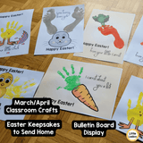 Easter Handprint Art Printable {8 Designs}