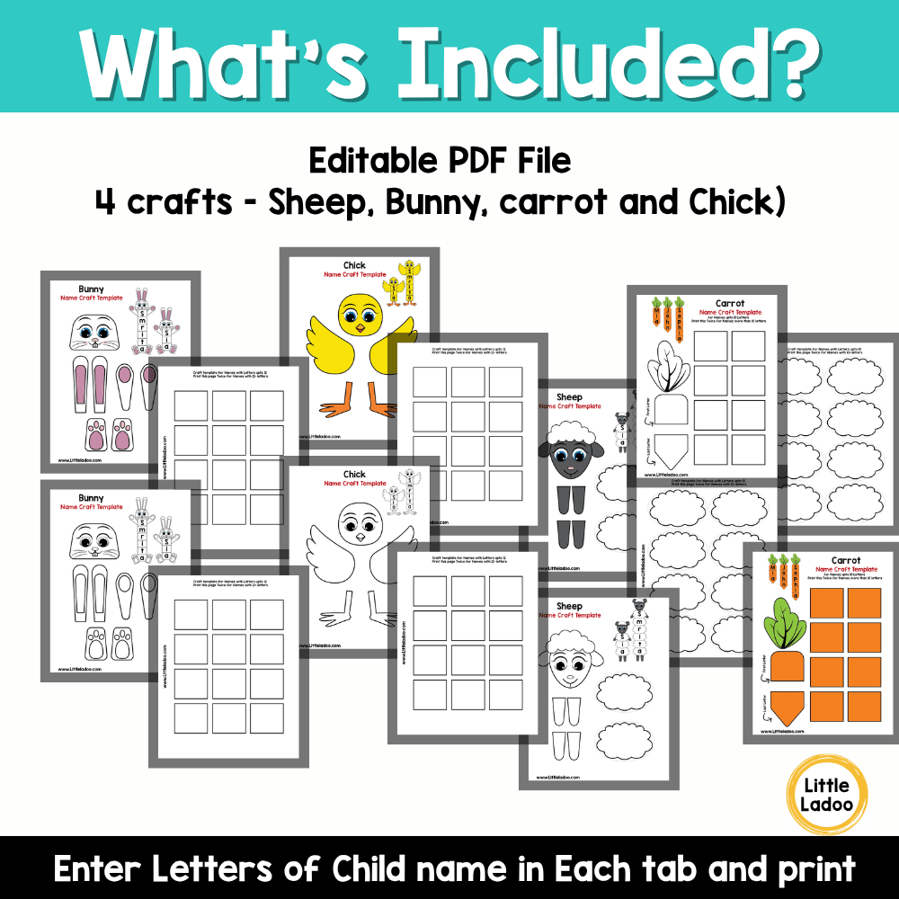 Easter Name Crafts