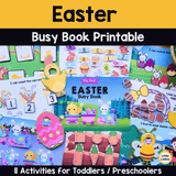 Easter Busy Book {11 Activities}