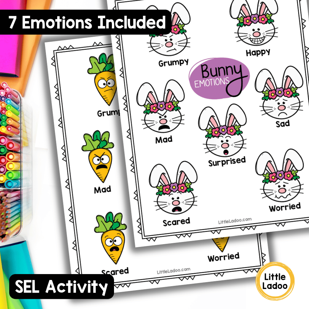 Easter Emotions Matching Cards