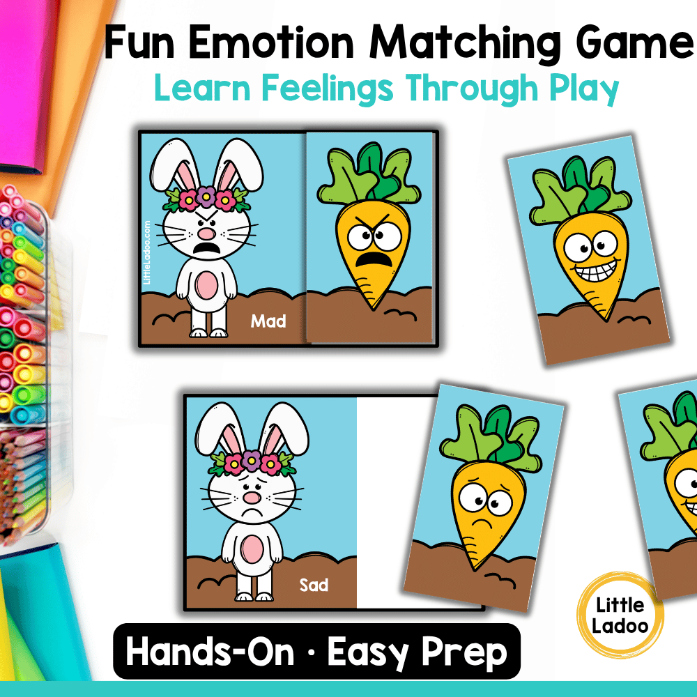 Easter Emotions Matching Cards
