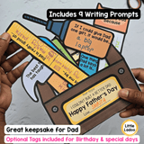 Father’s Day Toolbox Craft | Writing Activity Gift for Dad