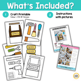 Father’s Day Toolbox Craft | Writing Activity Gift for Dad
