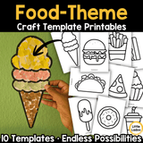 Food Craft Templates | 10 Printable Food Outlines