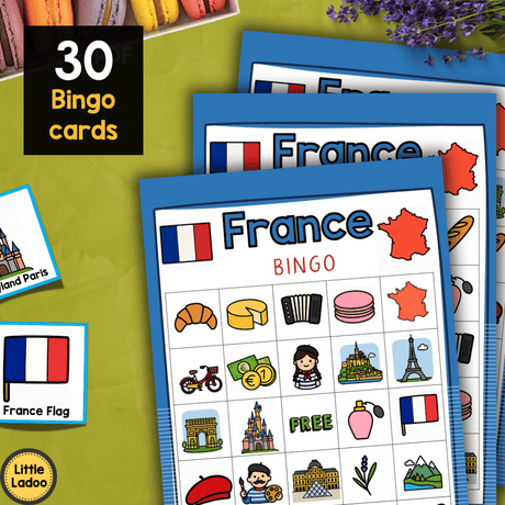 France Bingo Printable