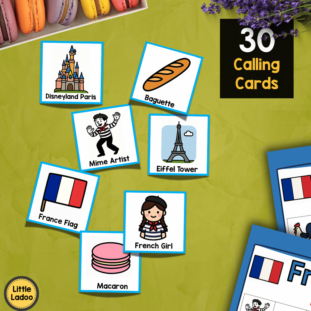 France Bingo Printable