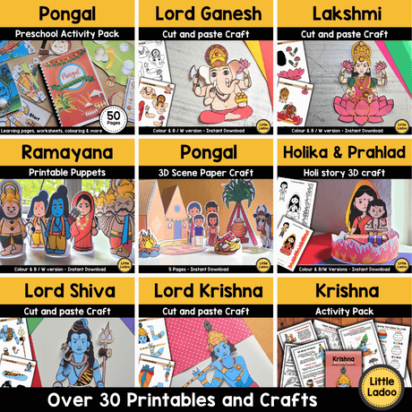 Indian Festival Printables - Master Bundle
