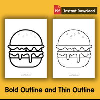 Food Templates for Art and Craft Projects