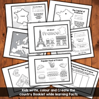 France Country Study Booklet Printable