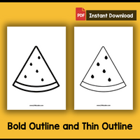 Fruits Templates for Art and Craft Projects