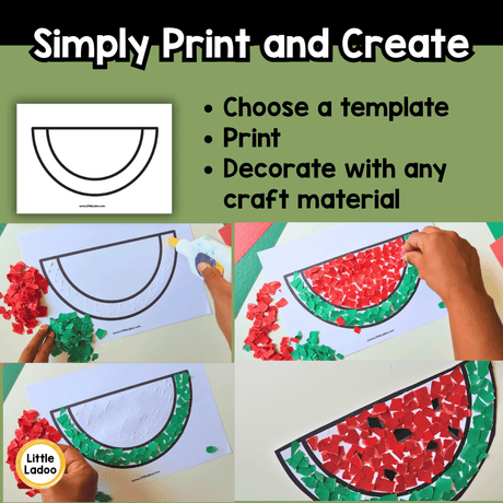 Fruit Craft Templates | 10 Printable Fruits Outlines
