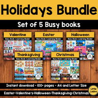 Holidays Busy Book Bundle