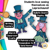 Leprechaun Editable Photo Craft — St Patrick’s Day Bulletin Board Activity