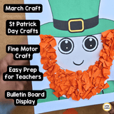 Leprechaun Craft Templates | St Patrick’s Day Fine Motor Craft
