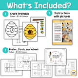 Bee Life Cycle Craft | Sequencing Cut and Paste Activity