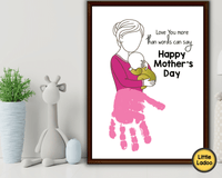Mother's Day Handprint Art Printable {8 Designs}
