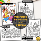 Navratri Coloring Pages for Kids | Printable Activities