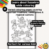 Navratri Coloring Pages for Kids | Printable Activities