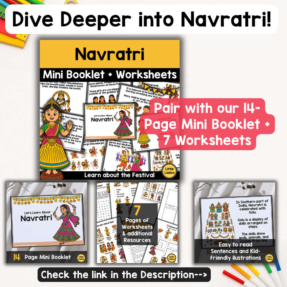 Navratri Coloring Pages for Kids | Printable Activities