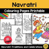 Navratri Coloring Pages for Kids | Printable Activities