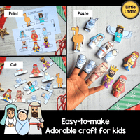 Nativity Finger Puppets Printable