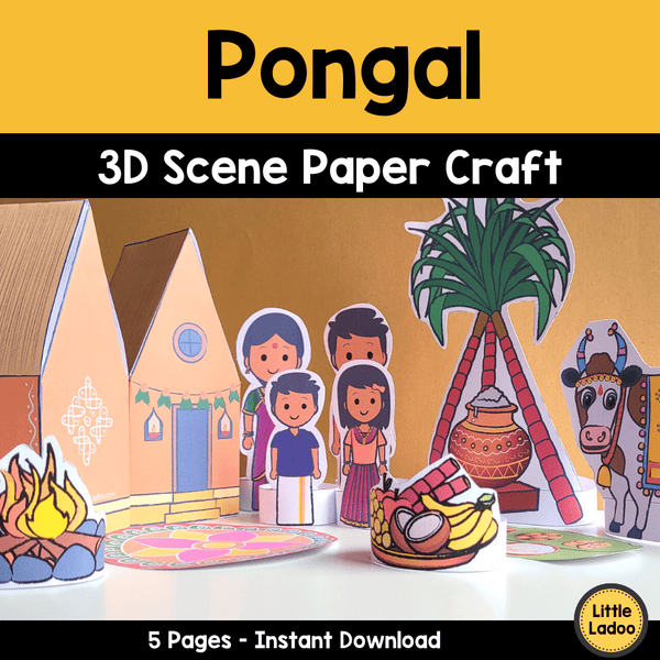 Pongal 3D Craft