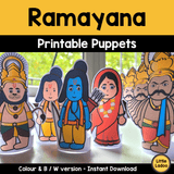 Ramayana Printable Puppets