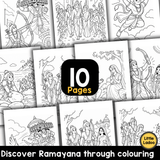 Ramayana Colouring Pages Printable