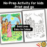 Ramayana Colouring Pages Printable