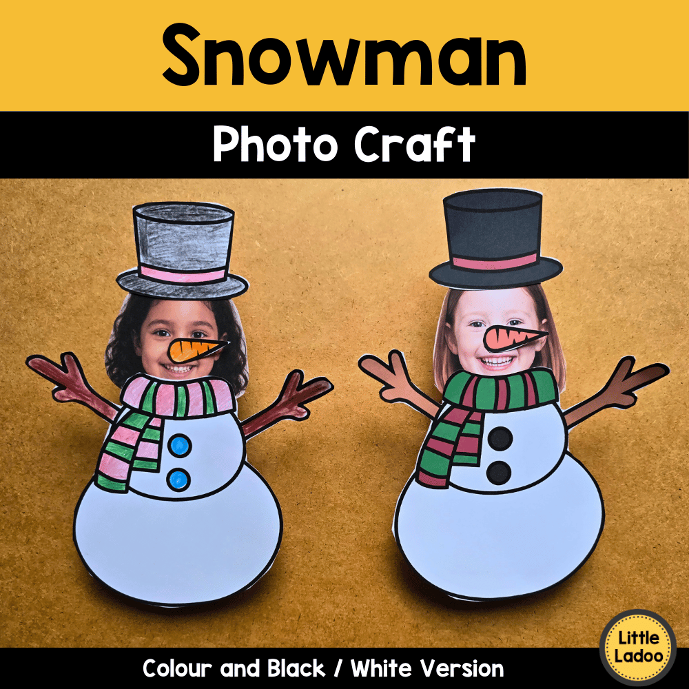 Snowman Photo Craft