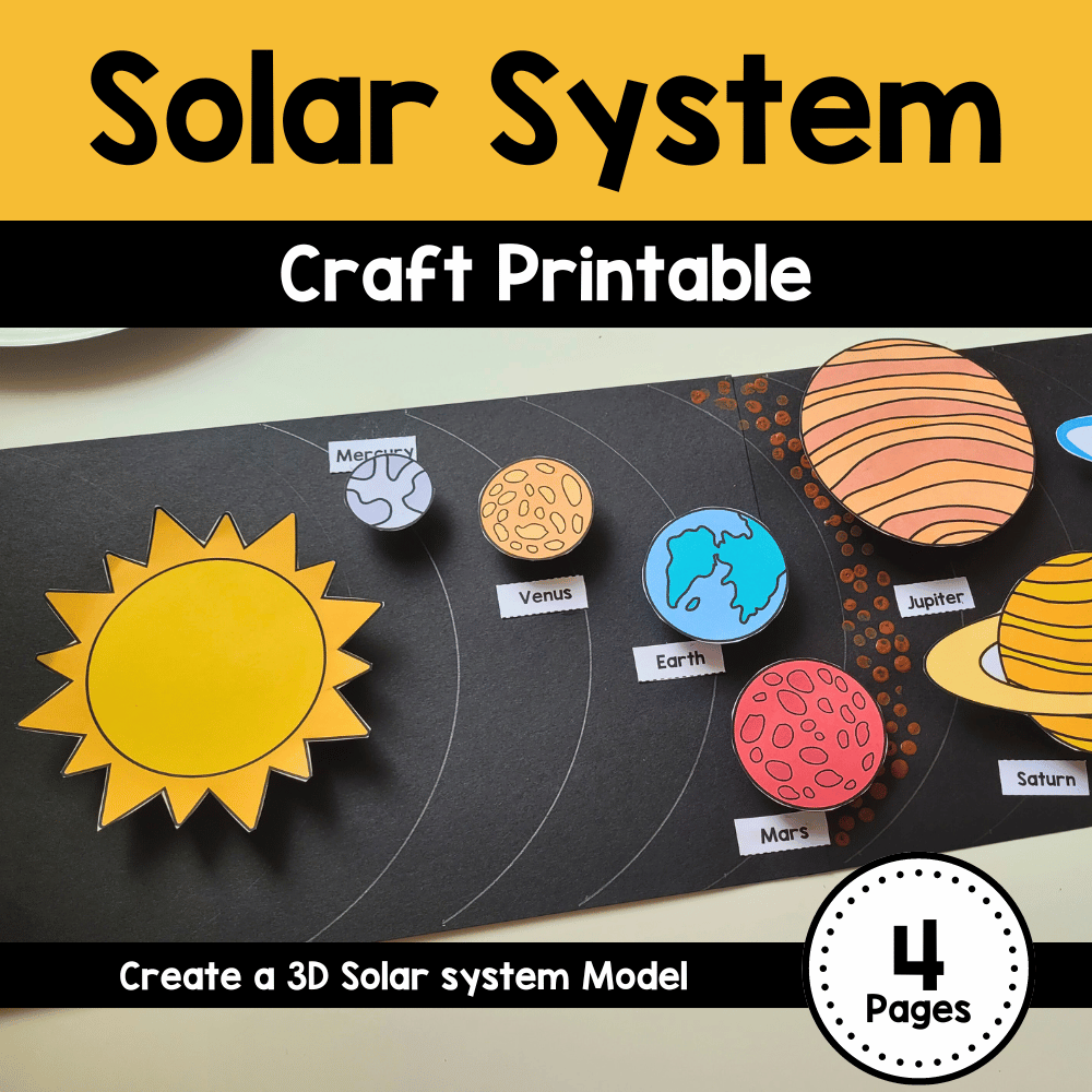 Free Printable Solar System Cut And Paste Solar System