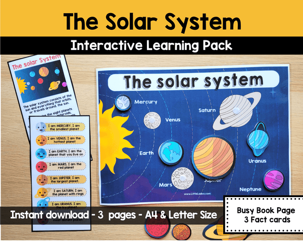 Solar System Printable LittleLadoo