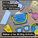 Summer Bucket List Writing Craft | End Of The Year Activities