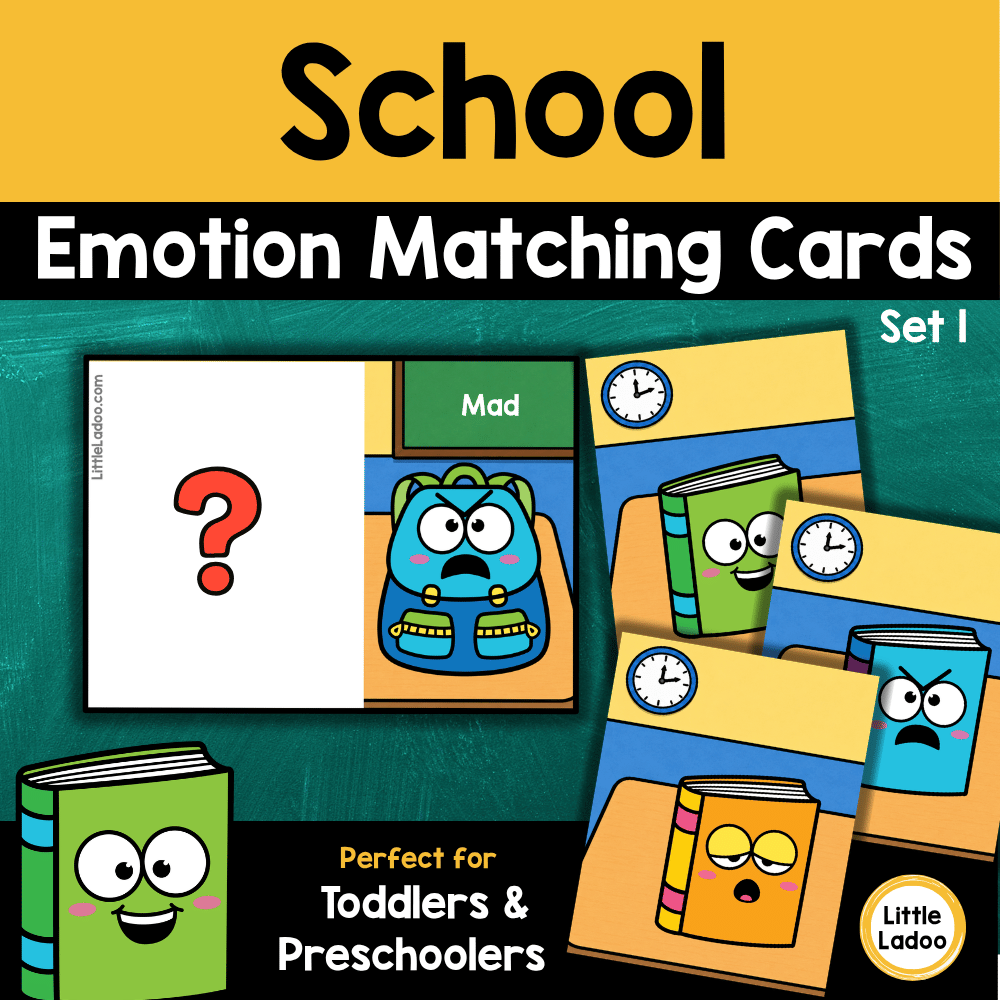 School Emotions Matching Activity 1