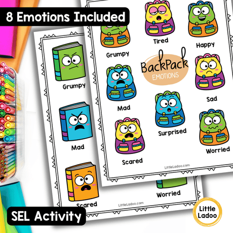 School Emotions Matching Activity 1