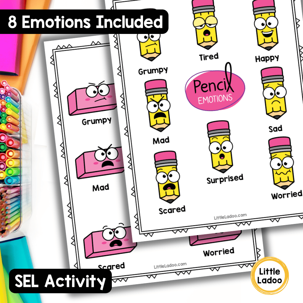 School Emotions Matching Activity