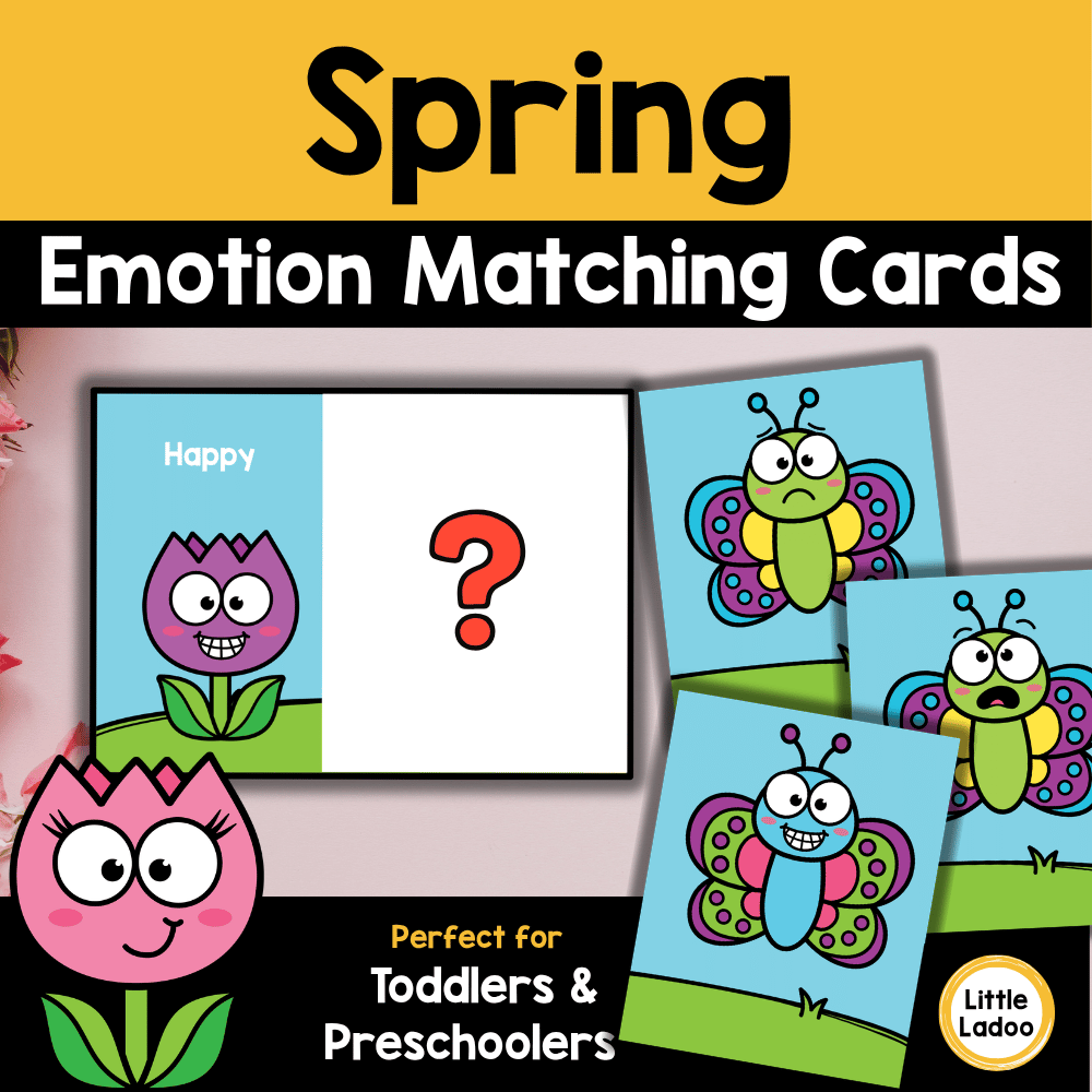 Spring Emotions Matching Cards