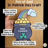 Pot of Gold Craft | St. Patrick's Day Writing & Drawing Foldable
