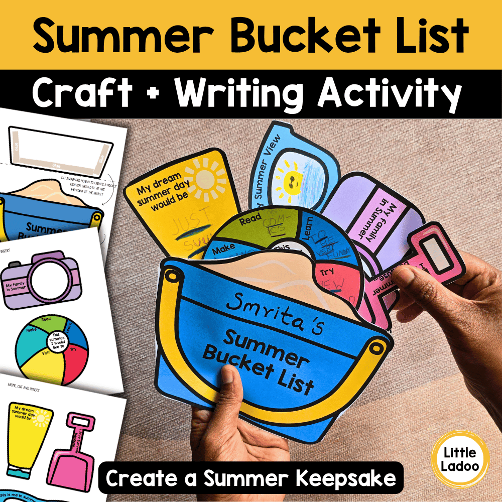 Summer Bucket List Writing Craft | End Of The Year Activities