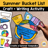 Summer Bucket List Writing Craft | End Of The Year Activities