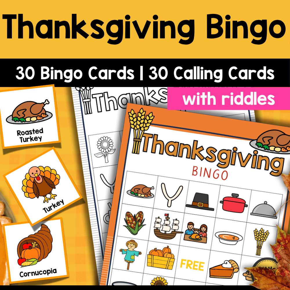 Thanksgiving Bingo Printable