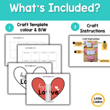 Things I Love Craft | Valentine’s Day Writing & Drawing Foldable