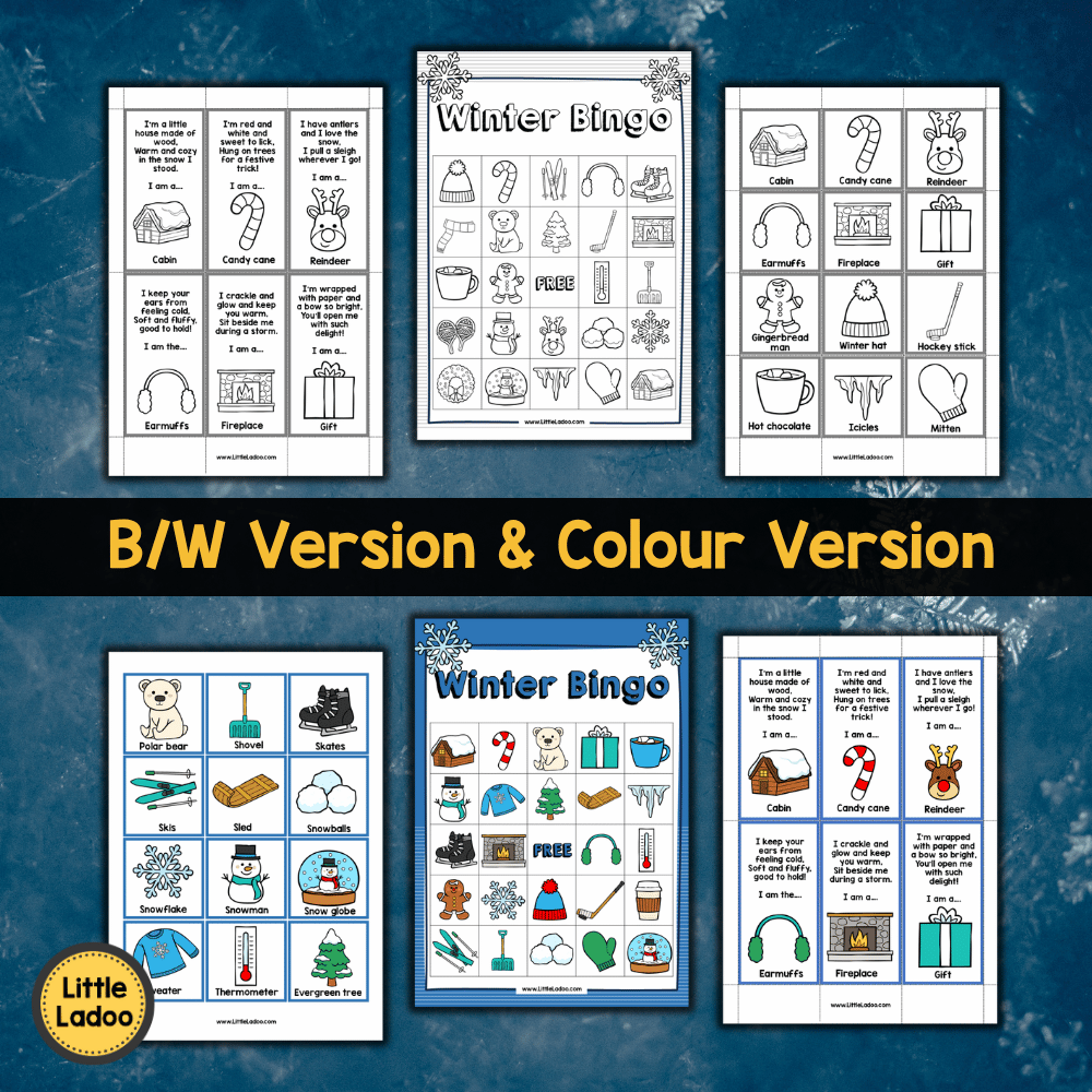 Winter Bingo Printable