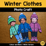 Winter Clothes Photo Craft