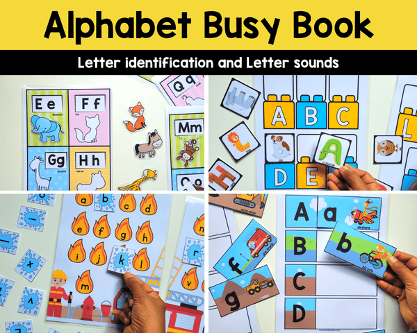 Alphabet Busy Book {4 Activities}