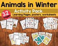 Animals in Winter - Interactive Learning Pack